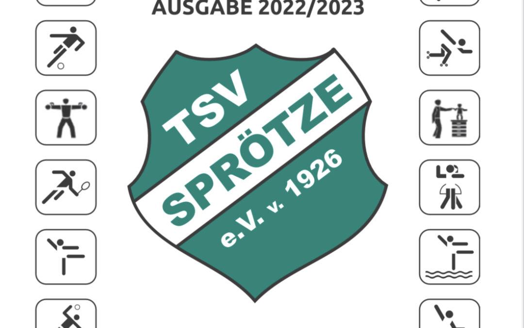 Vereinsheft TSV Sprötze 2022/2023