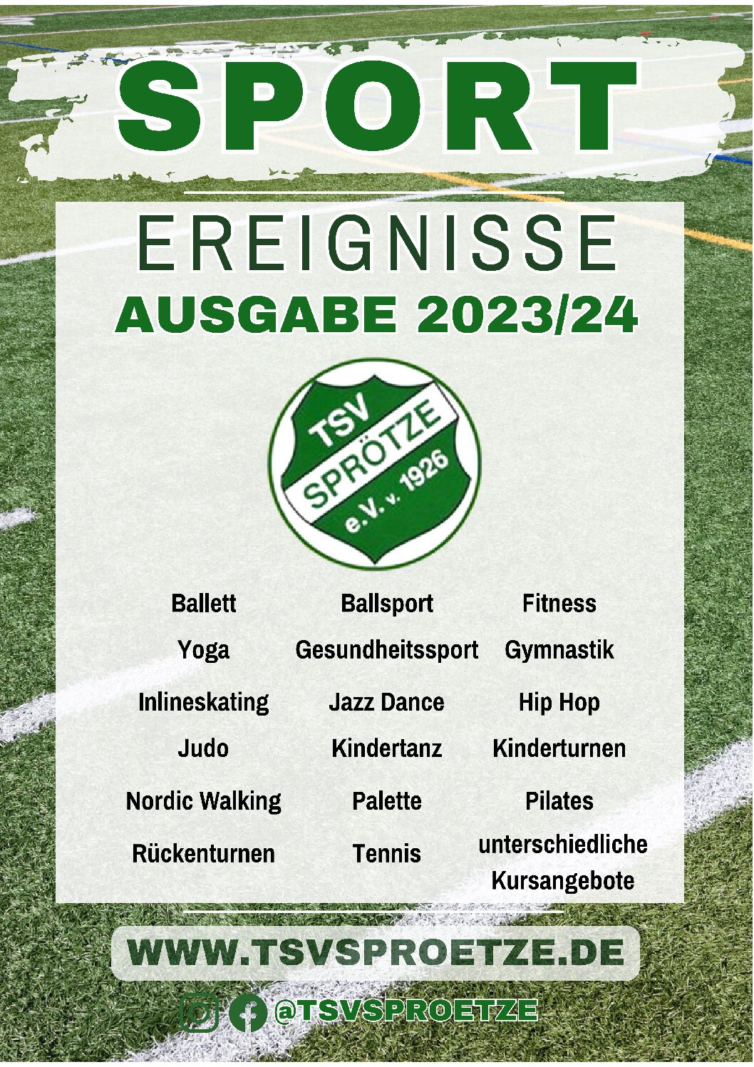 Vereinsheft TSV Sprötze 2023/2024