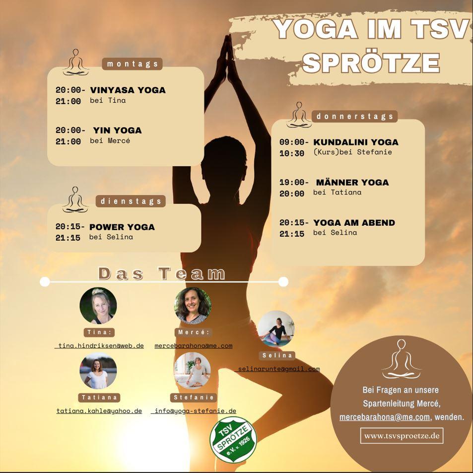 Yoga im TSV Sprötze