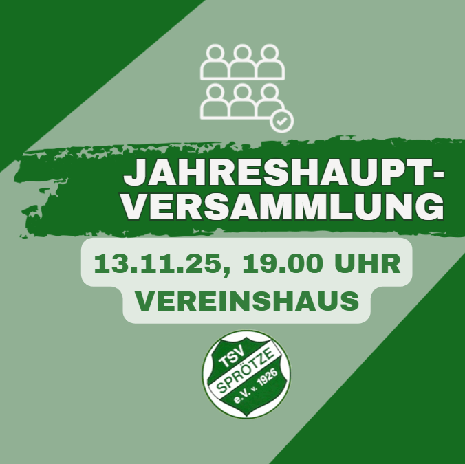 Jahreshauptversammlung