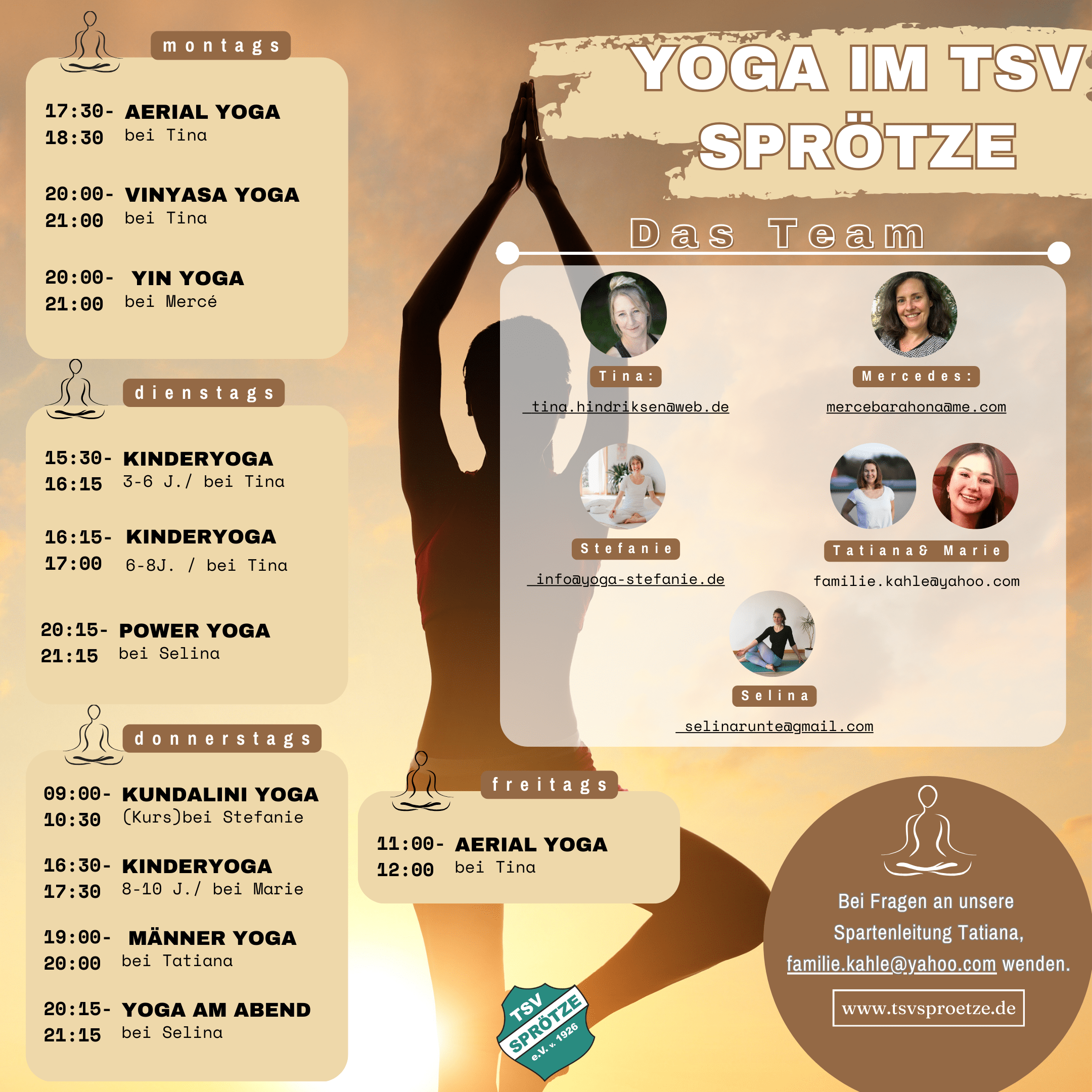 Yoga im TSV Sprötze