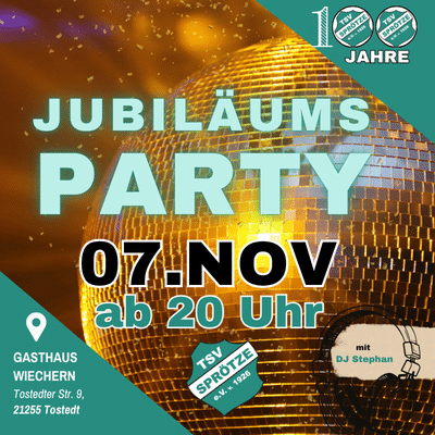 Jubiläumsparty
